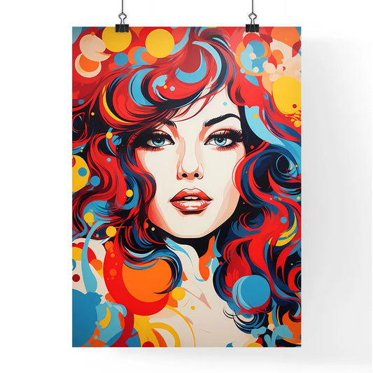 Styling - A Woman With Colorful Hai Poster
