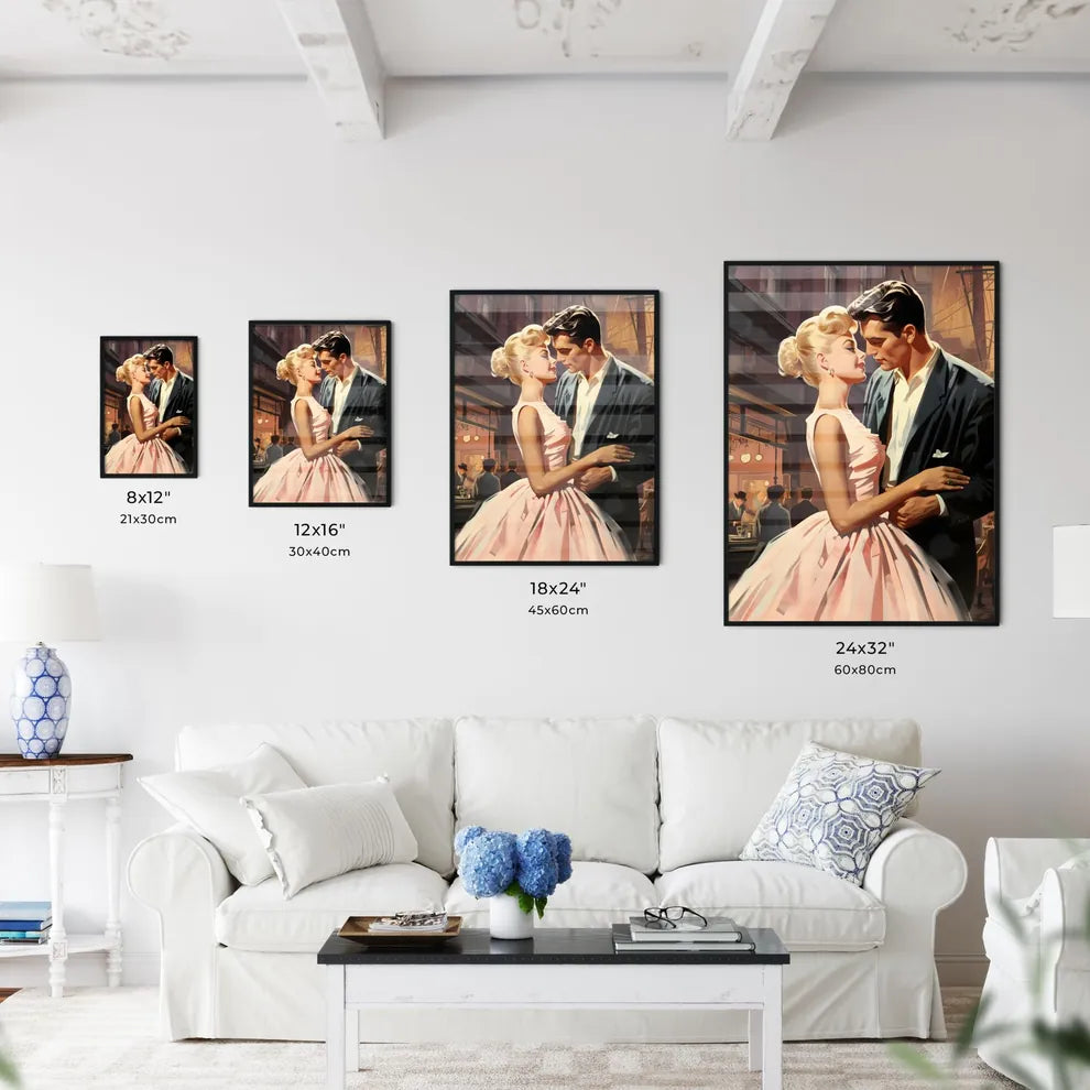 The Application - A Man And Woman In A Dres Wall Art