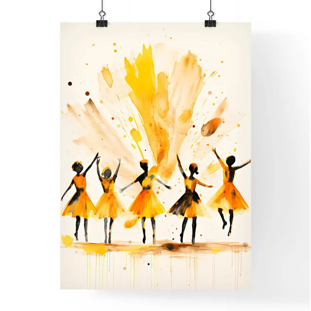 The Ballet - A Group Of Women Dancin Poster