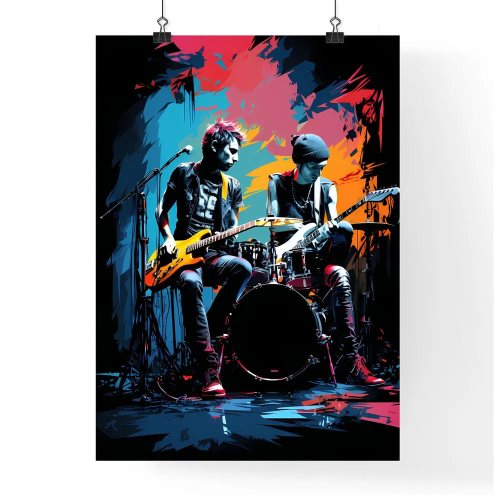 The Band - A Group Of People Playing Instrum Poster