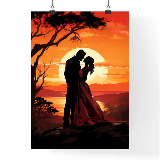 The Offer - A Man And Woman Kissing Under A  Poster