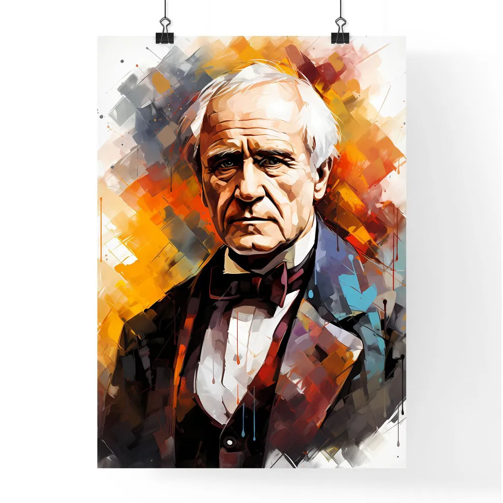 Thomas Edison - A Painting Of A Ma Poster