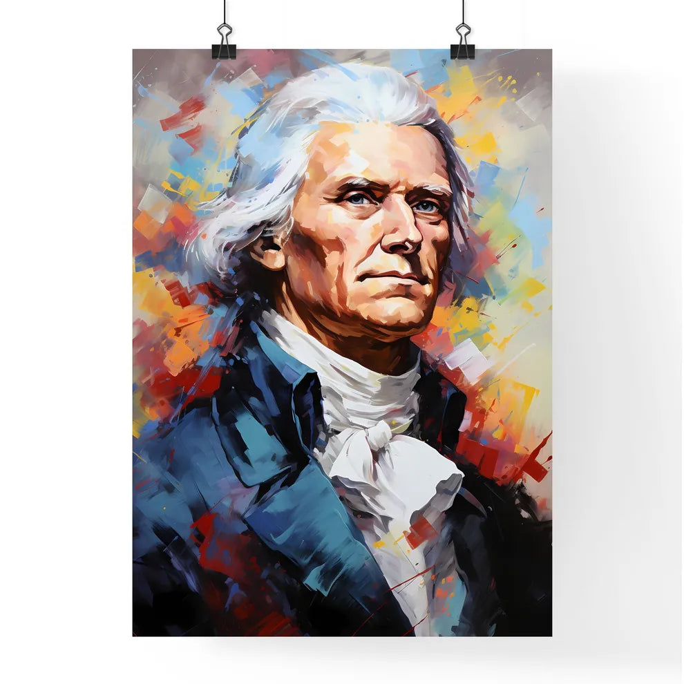 Thomas Jefferson - A Painting Of A Ma Poster
