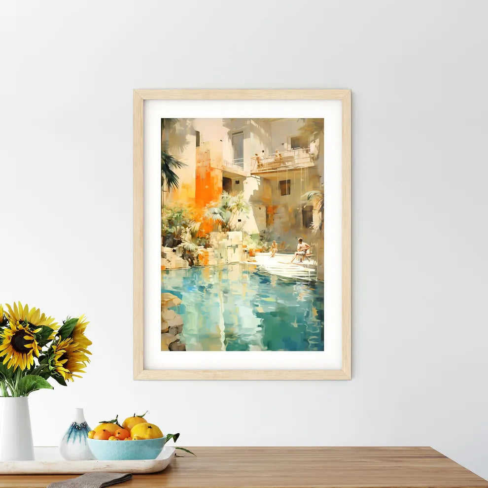 Urbanism - A Pool With People Sitting On I - Kitchen Hangings