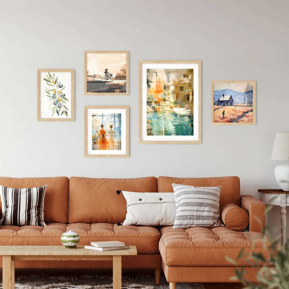 Urbanism - A Pool With People Sitting On I Framed Print