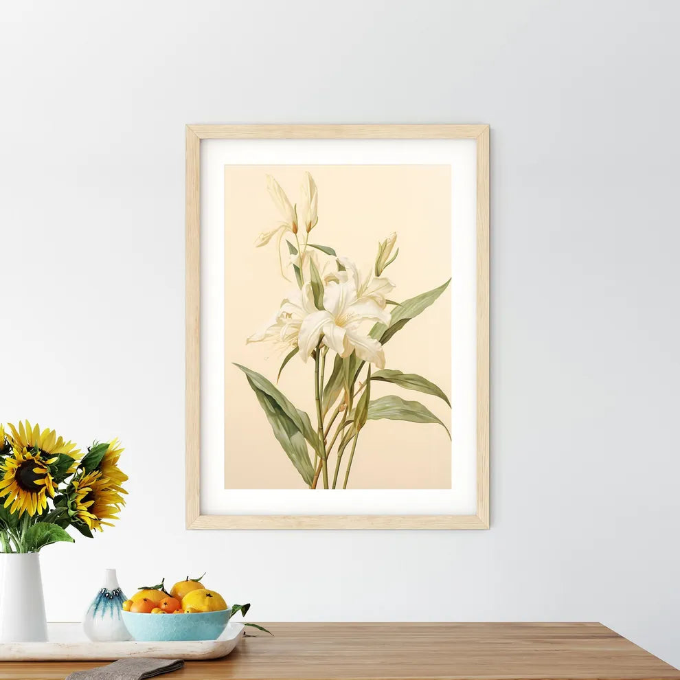 Vanilla - A Close Up Of A Flowe - Kitchen Hangings