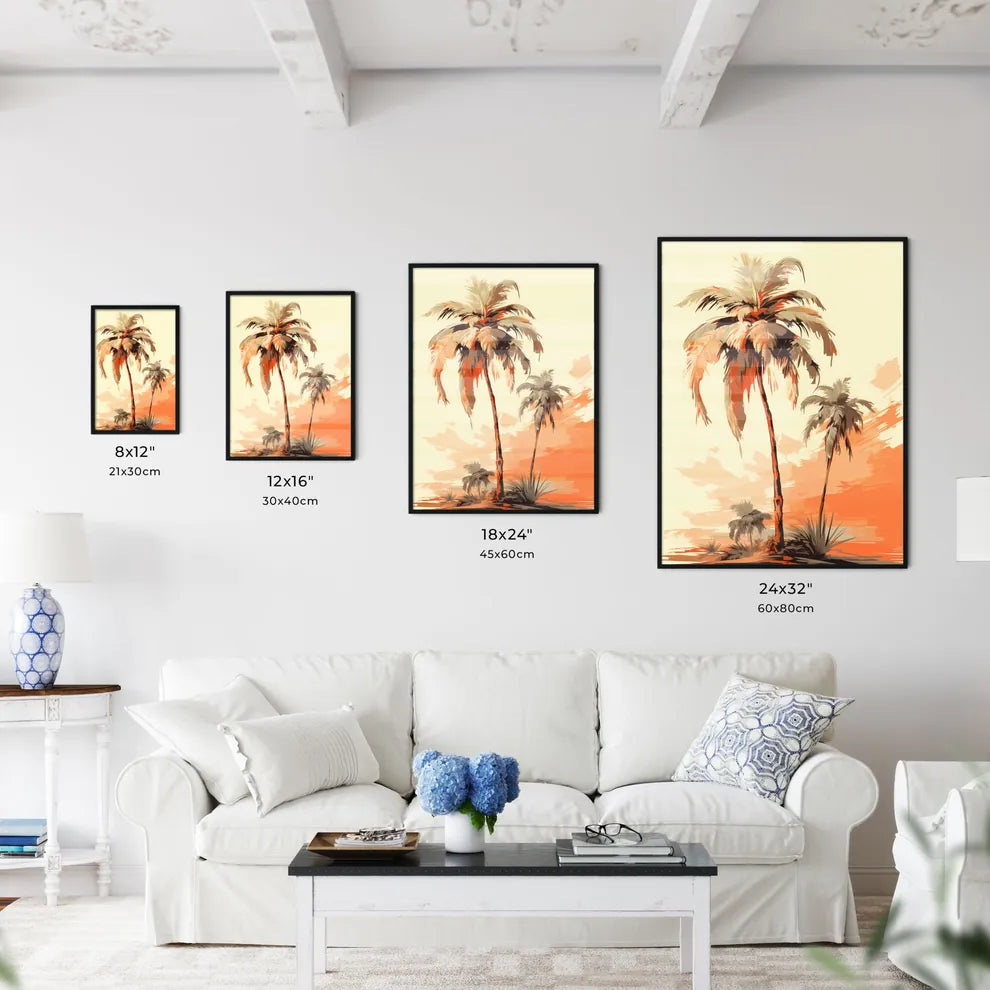 Vintage - A Group Of Palm Tree Wall Art
