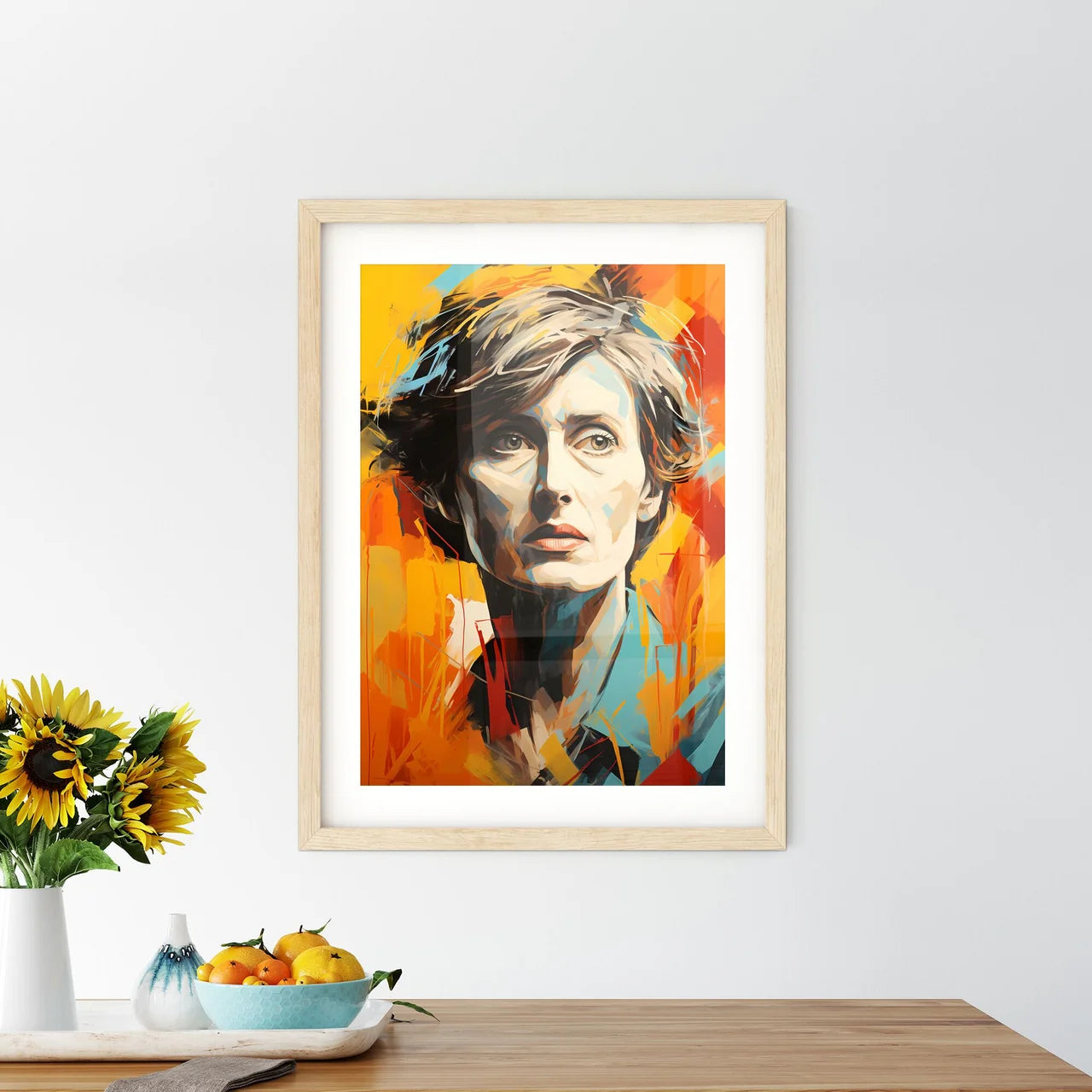 Virginia Woolf - A Painting Of A Woma - Kitchen Hangings