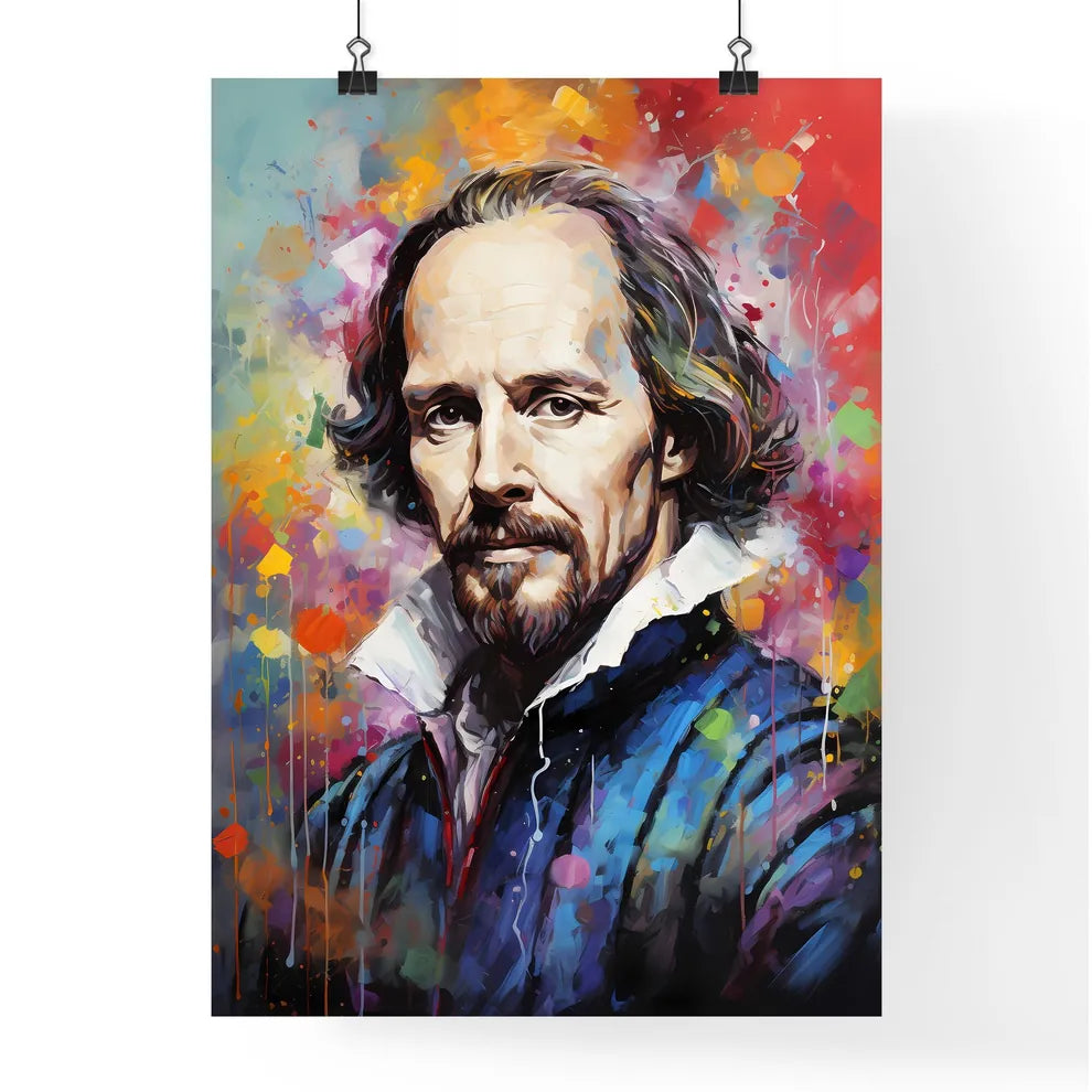 William Shakespeare - A Painting Of A Ma Poster