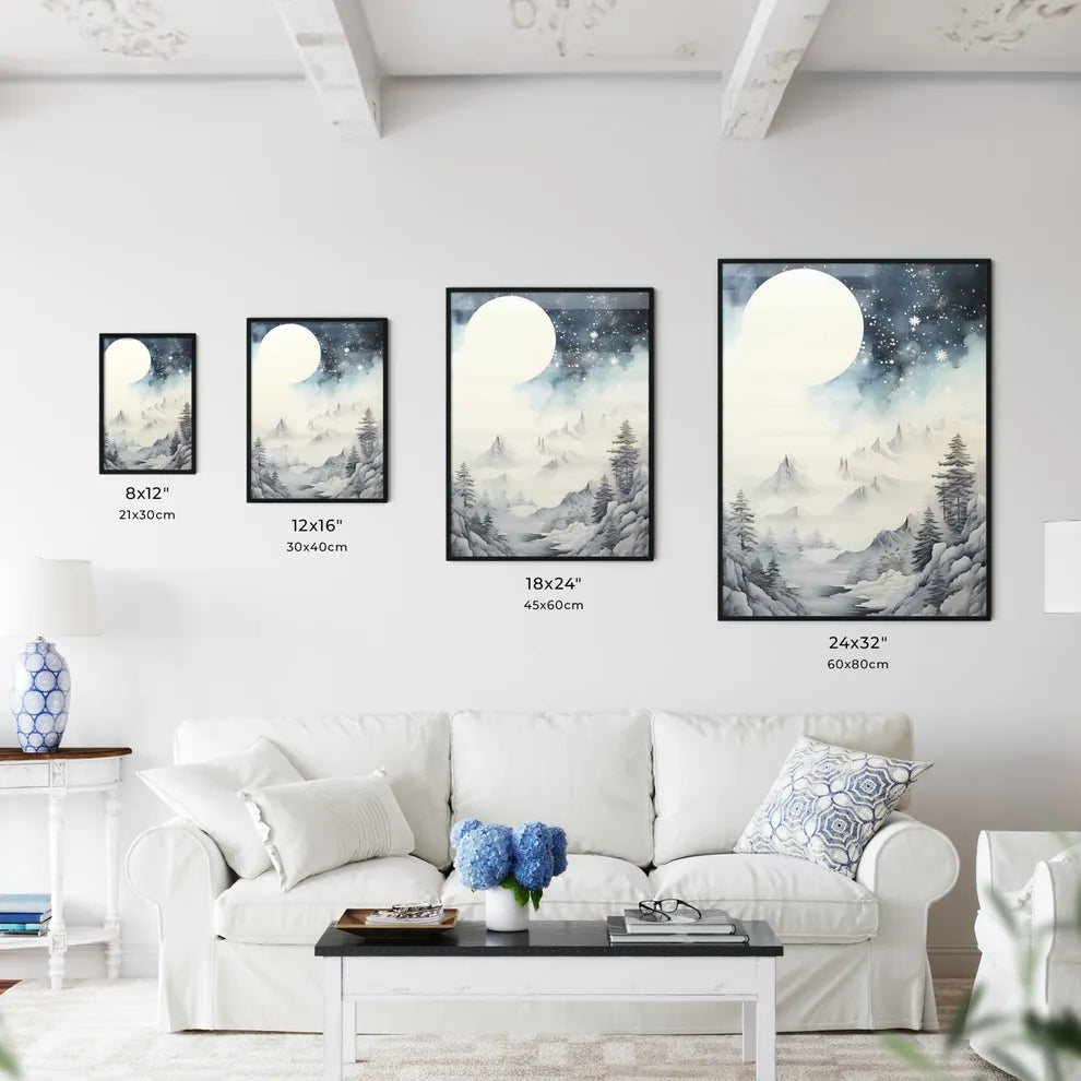 Winter - A Landscape With Snow And Tree Wall Art