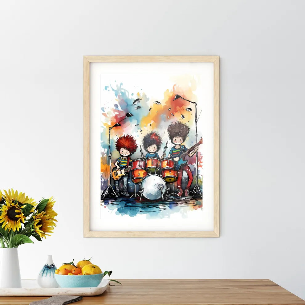 Youth Band - A Group Of Kids Playing Instrum - Kitchen Hangings