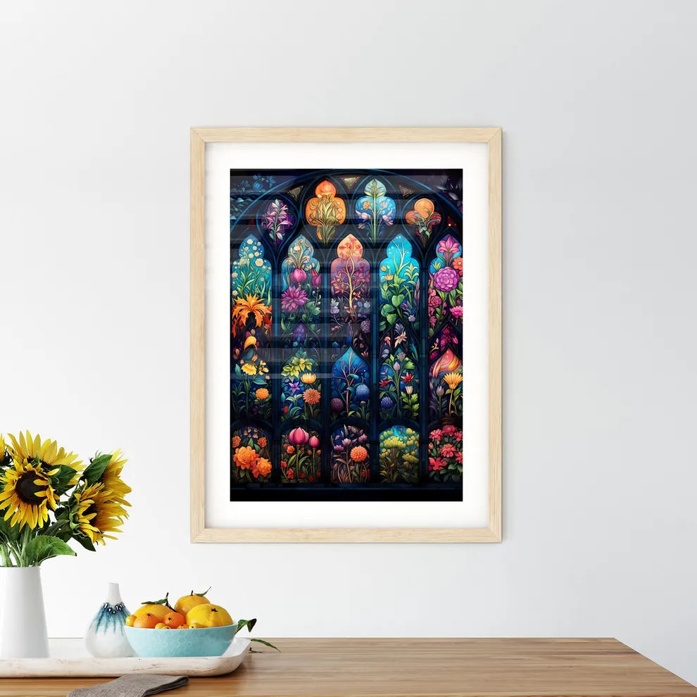 32 Multicolored Tradition Windows From Russi Framed Print