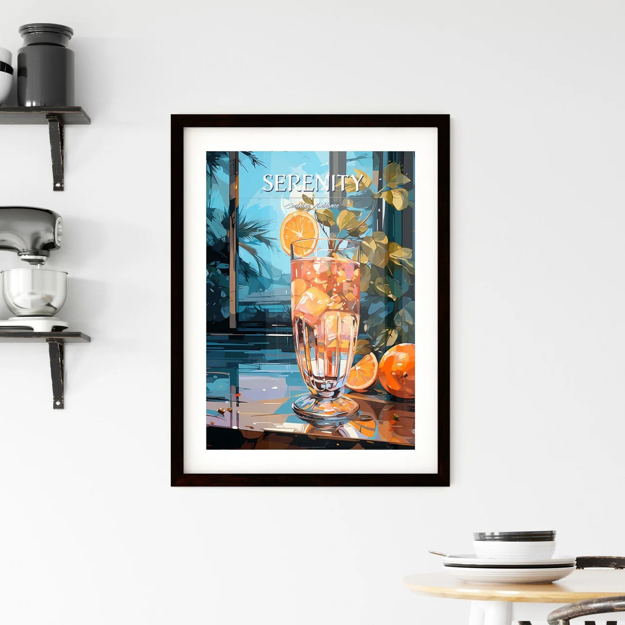 A Cocktail Near A Swimming Pool - Relax Conc Framed Print