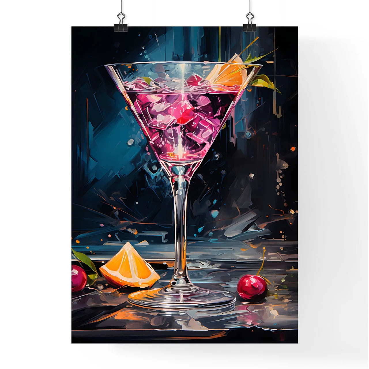 A Cosmopolitan Or Informally A Cosmo Cocktai Poster