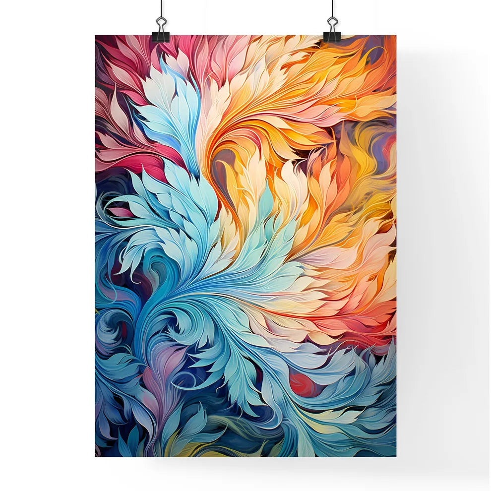 Abstract Seamless Pattern Decorative Floral  Poster