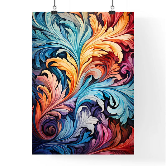 Abstract Seamless Pattern Decorative Floral  Poster