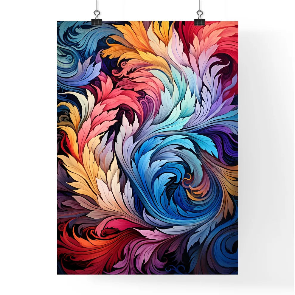 Abstract Seamless Pattern Decorative Floral  Poster