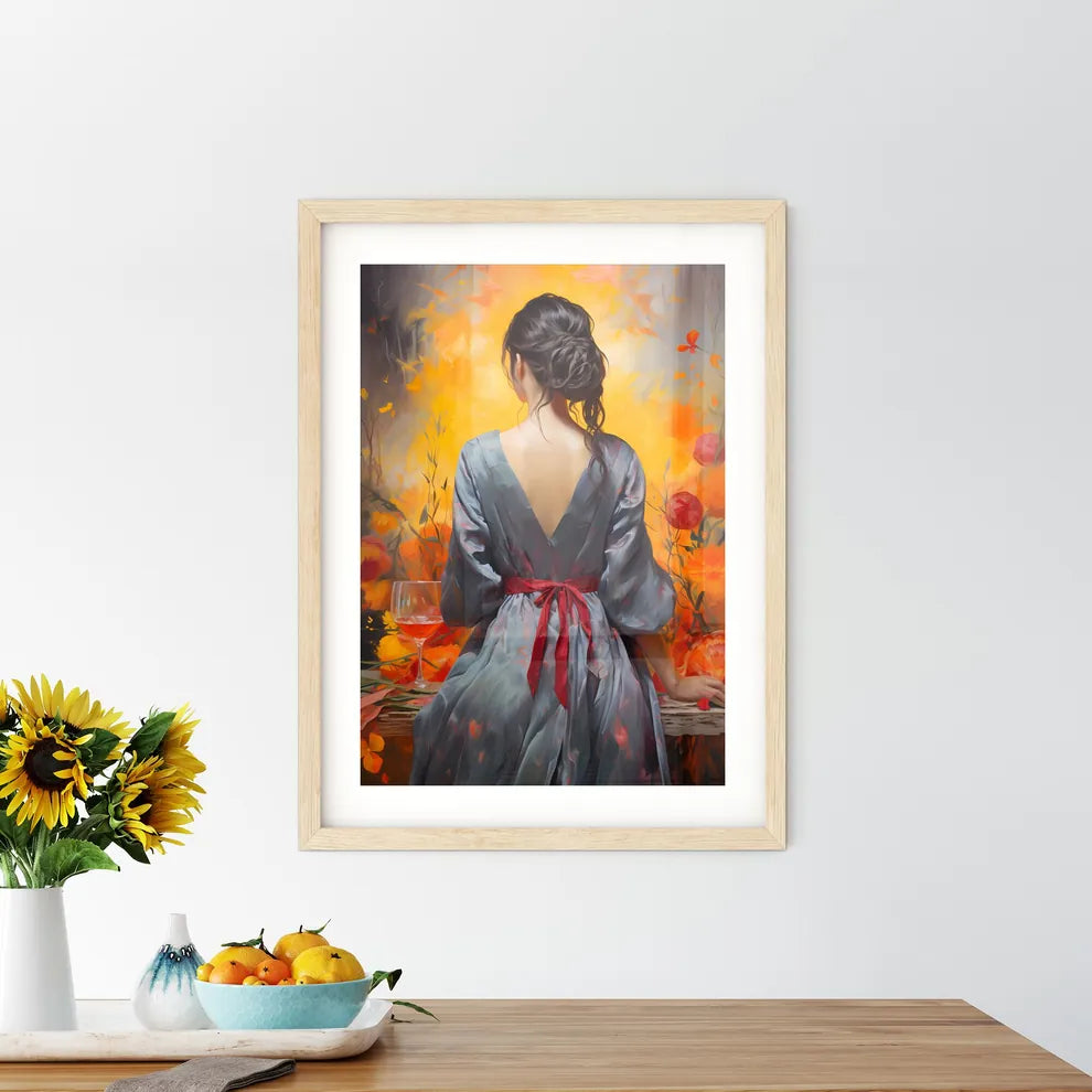 Alter Ego - A Woman In A Framed Print