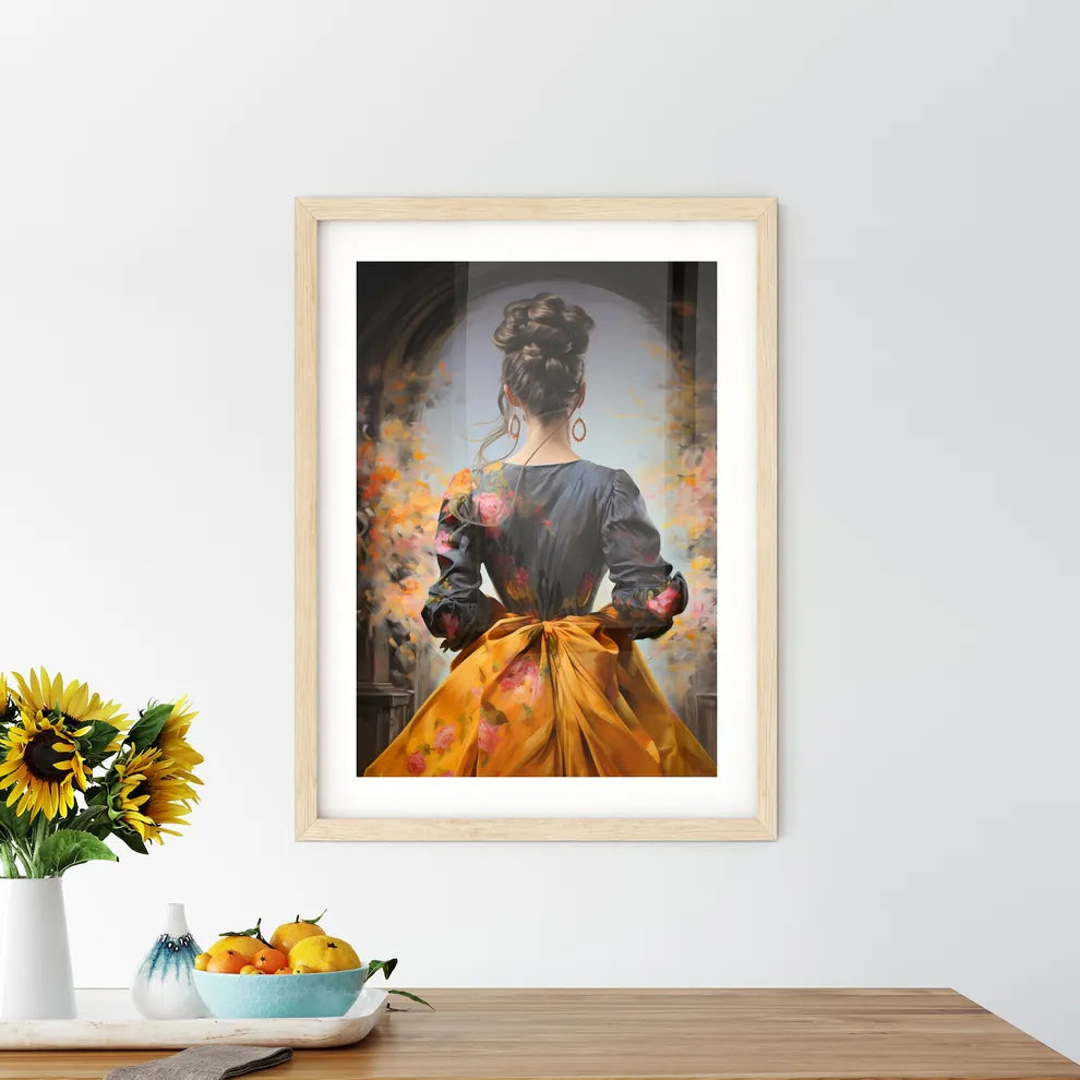 Alter Ego - A Woman In A Framed Print