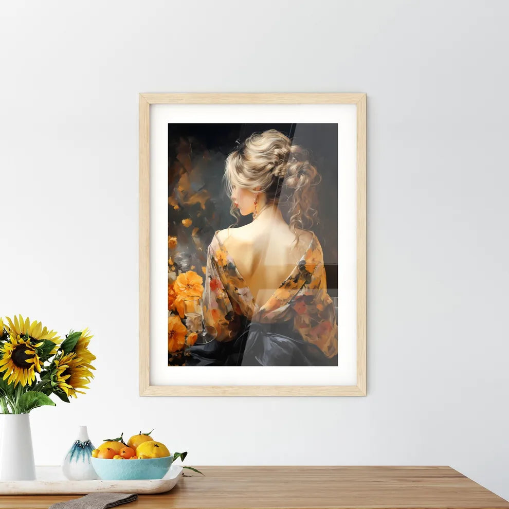 Alter Ego - A Woman In A Framed Print