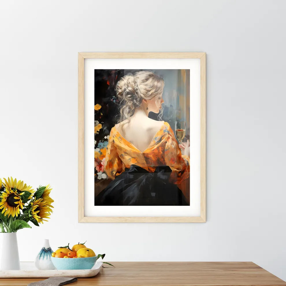 Alter Ego - A Woman In A Framed Print