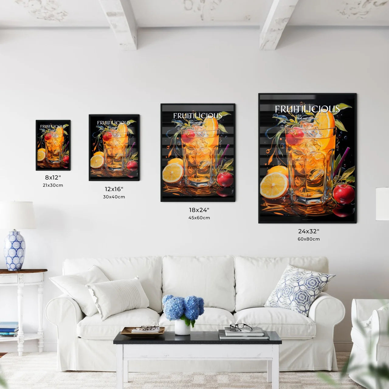 Apple Chai Gin And Tonic  - A Glass Of Ice T - Kitchen Hangings