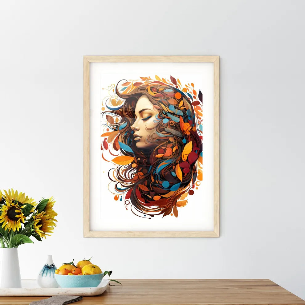 Arrangement Of Coffee Beans Into Shape Of Cu Framed Print