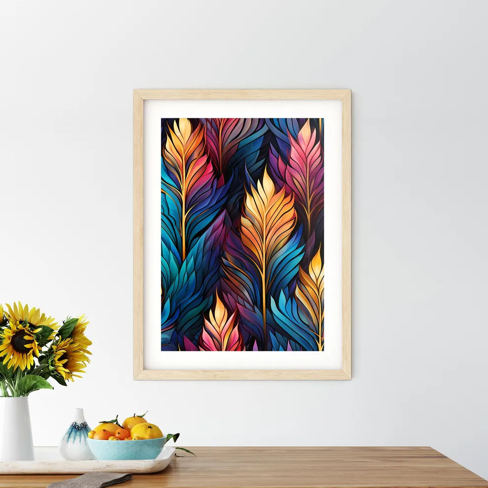Art Deco Style Seamless Pattern  Framed Print