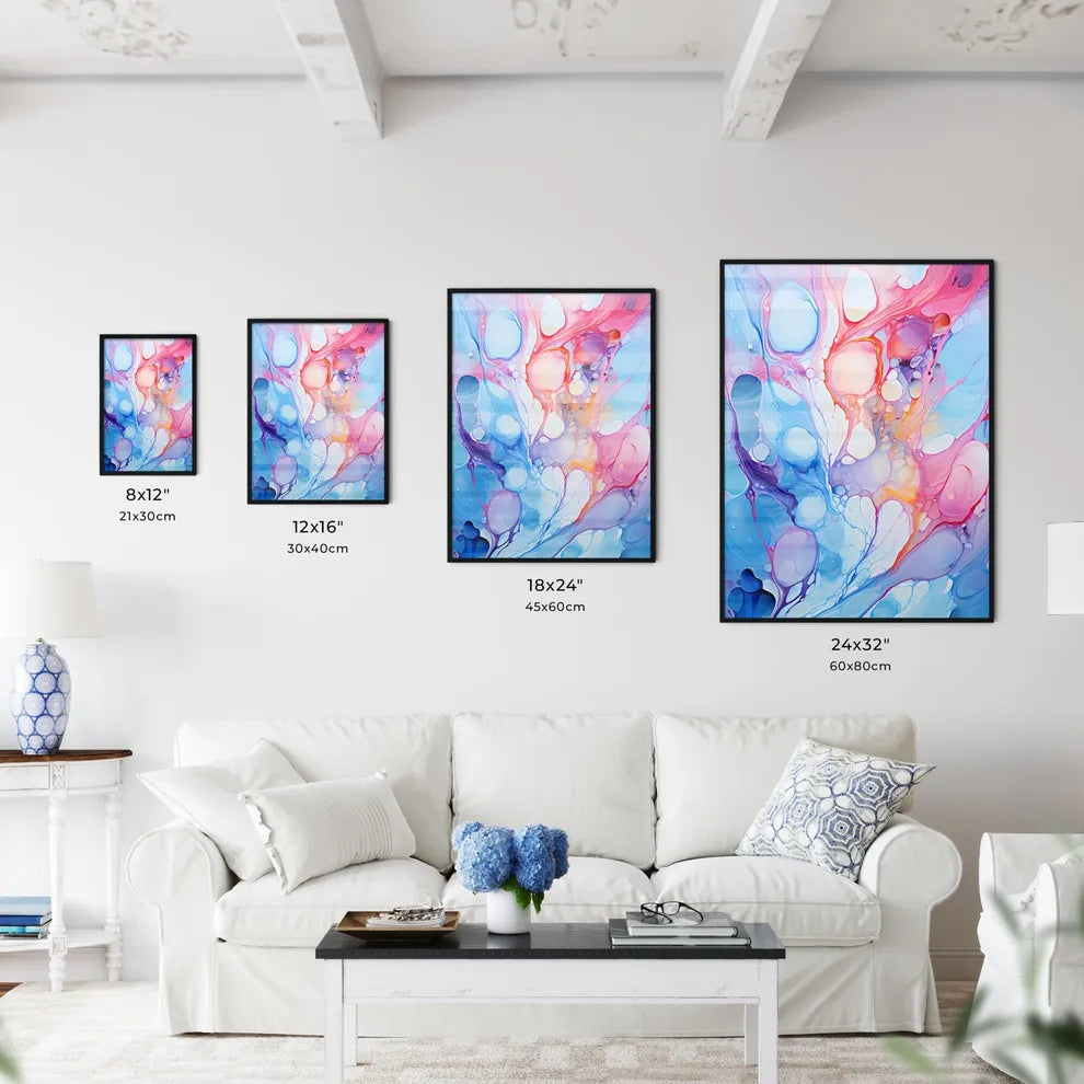 Background With Oil Ink Drops - A Colorful P - Kitchen Hangings
