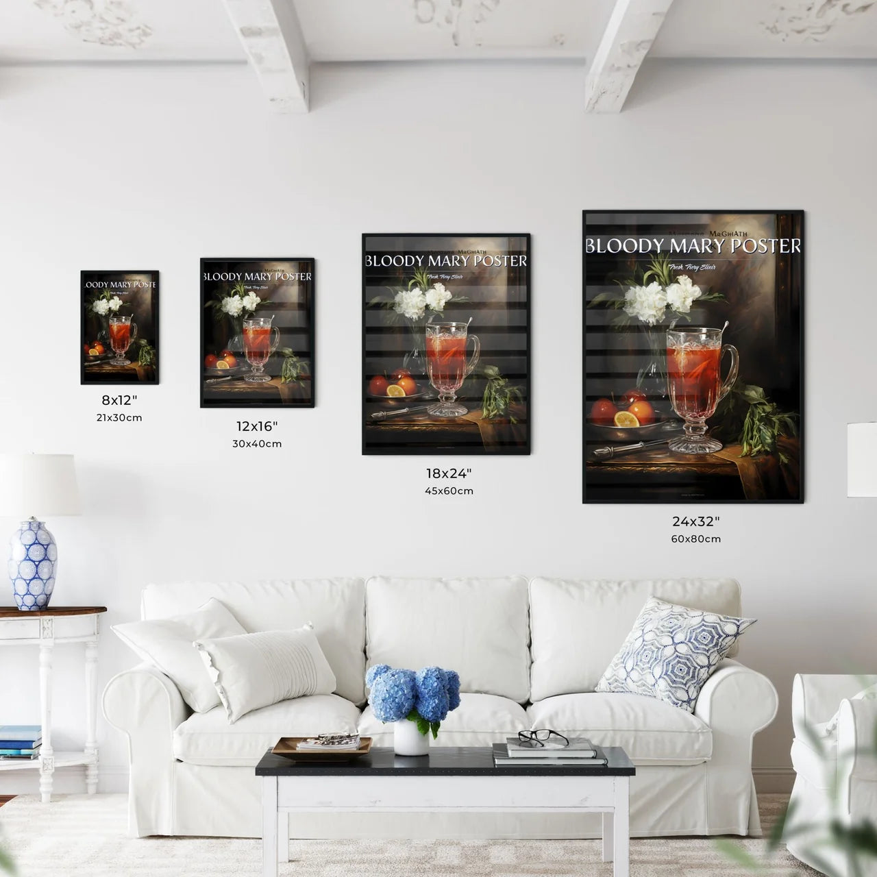 Bloody Mary Cocktail - A Glass Of Liquid And - Kitchen Hangings