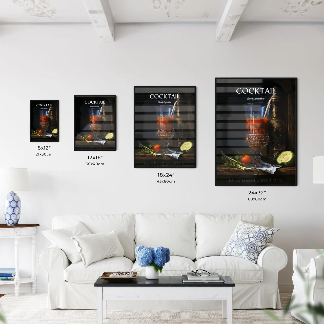 Bloody Mary Cocktail - A Glass Of Liquid Nex - Kitchen Hangings