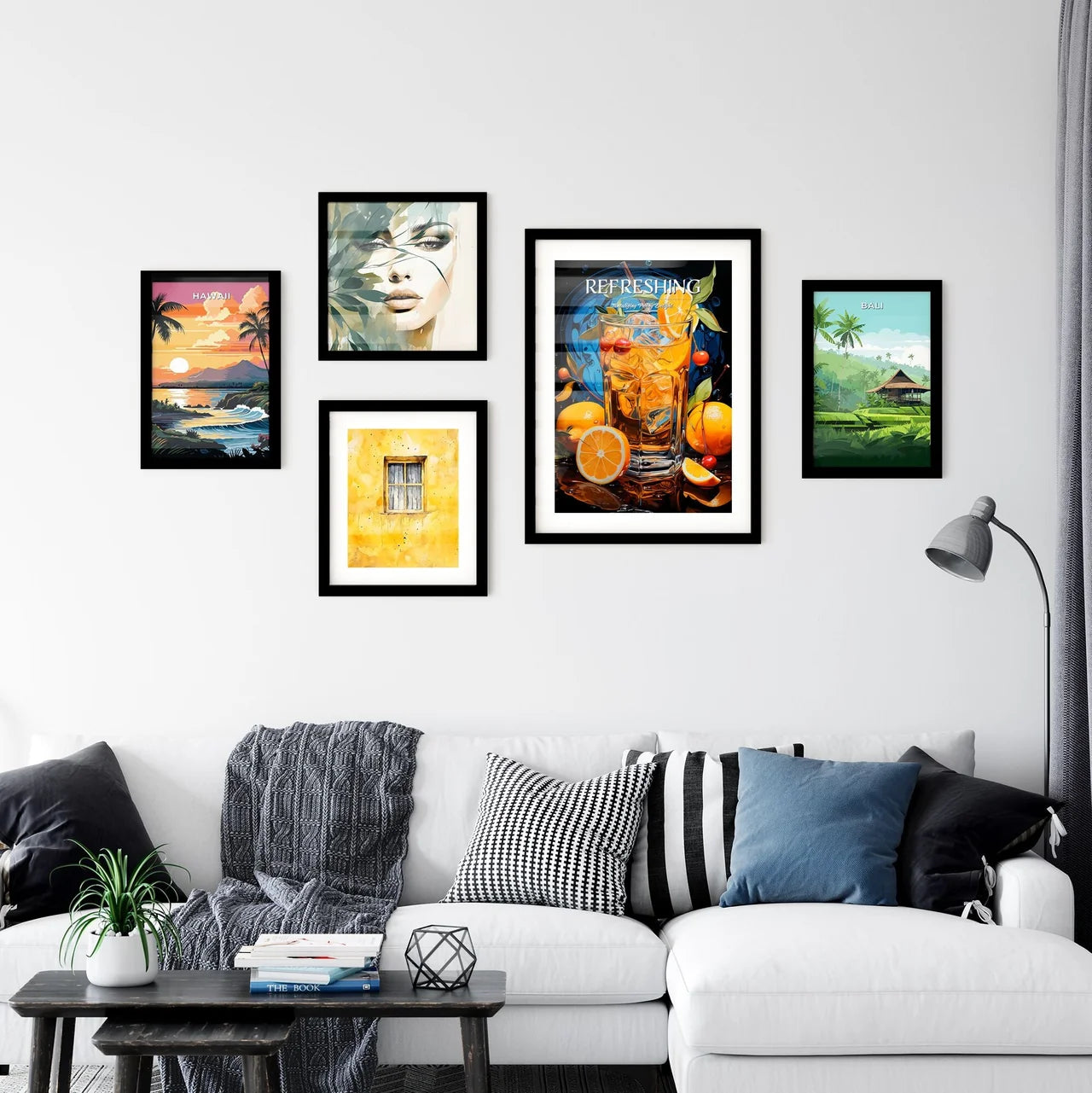 Bourbon Lemonade - A Glass Of Ice And Frui Wall Art