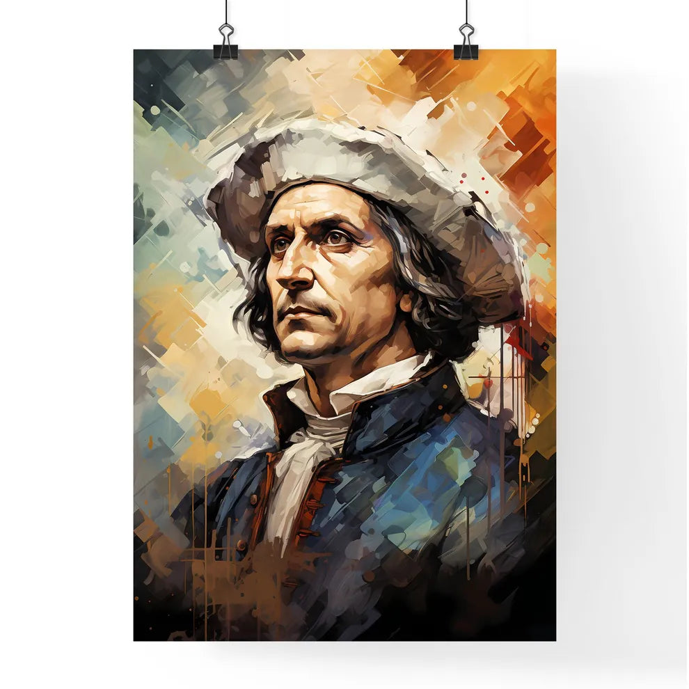 Christopher Columbus From A Victorian Book - Poster