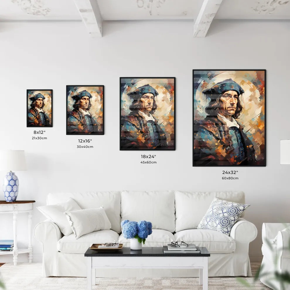 Christopher Columbus From A Victorian Book - - Kitchen Hangings