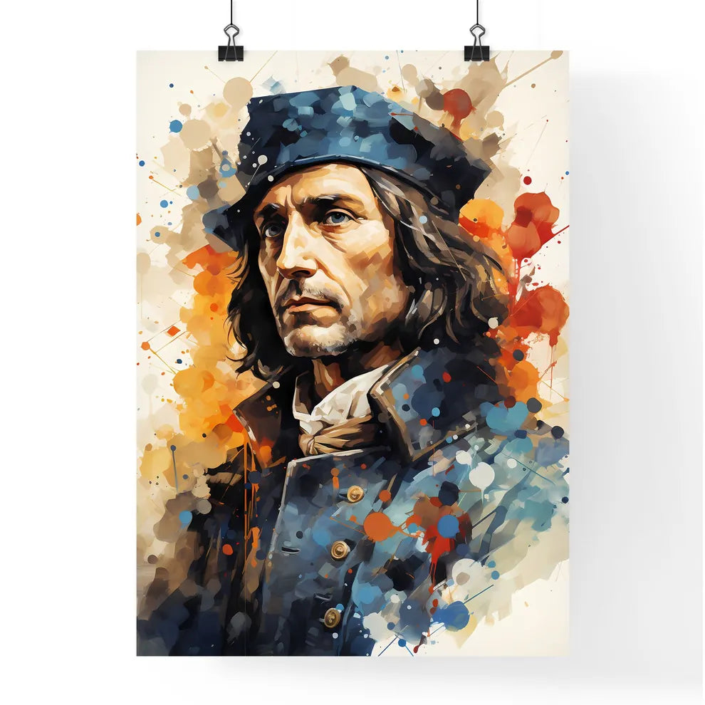 Christopher Columbus From A Victorian Book - Poster