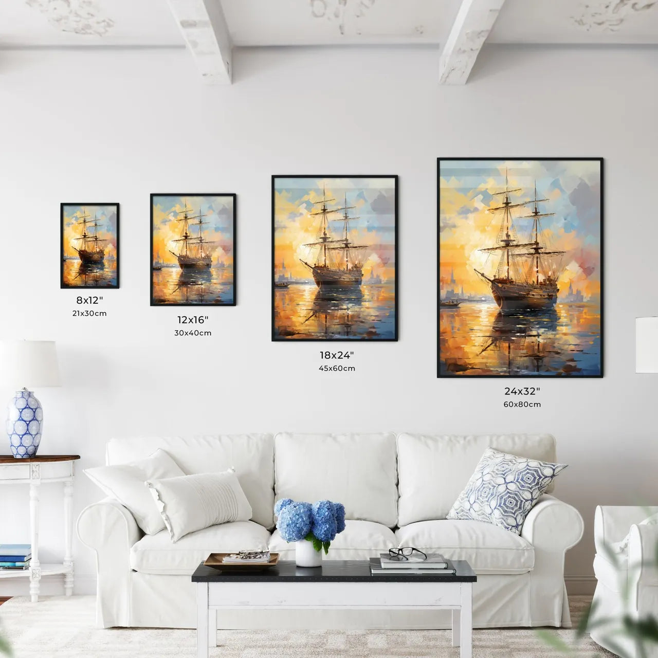 Christopher Columbus Ships - A Painting O - Kitchen Hangings