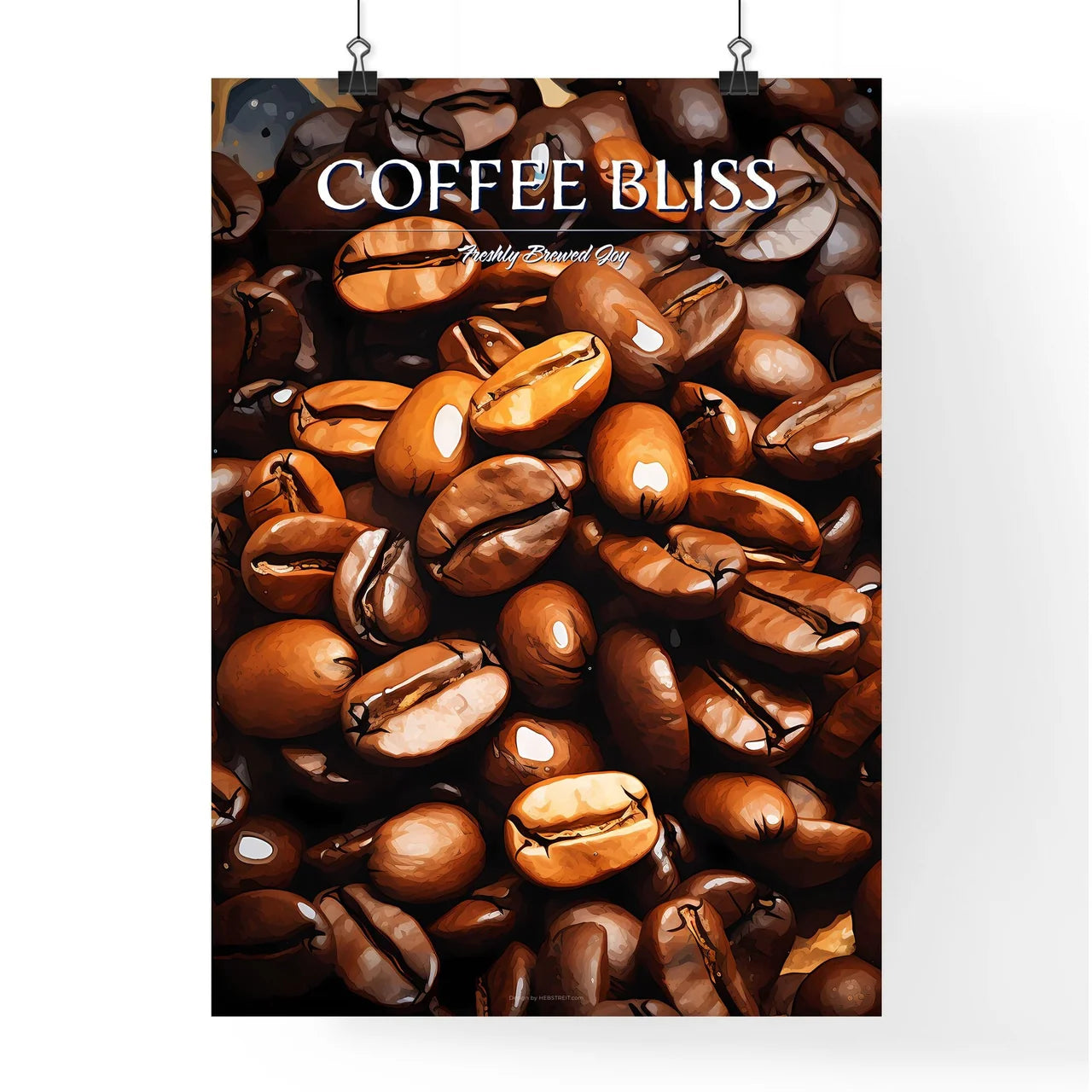 Closeup Of Coffee Beans With Scoop In Mood L Poster