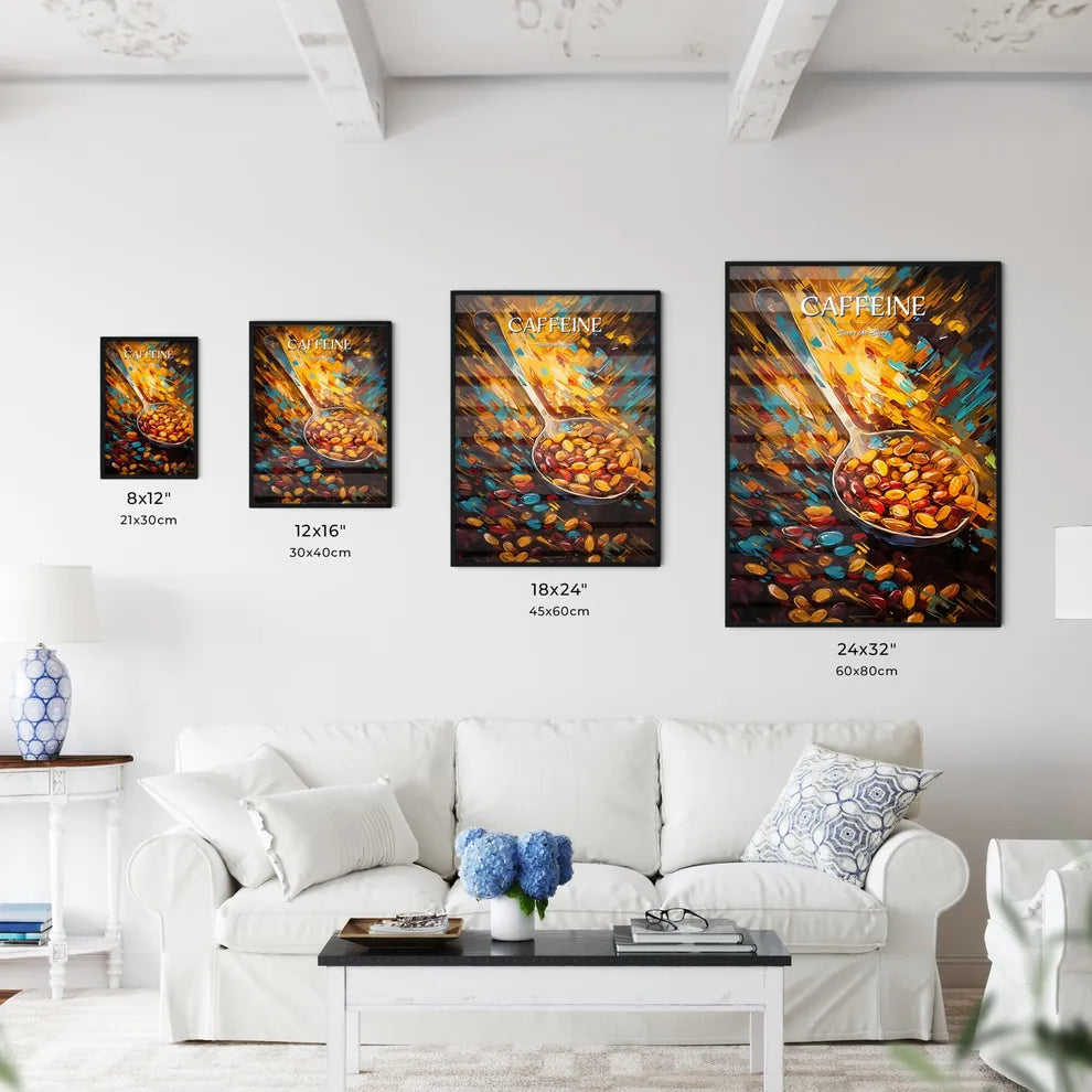 Closeup Of Coffee Beans With Scoop In Mood L - Kitchen Hangings