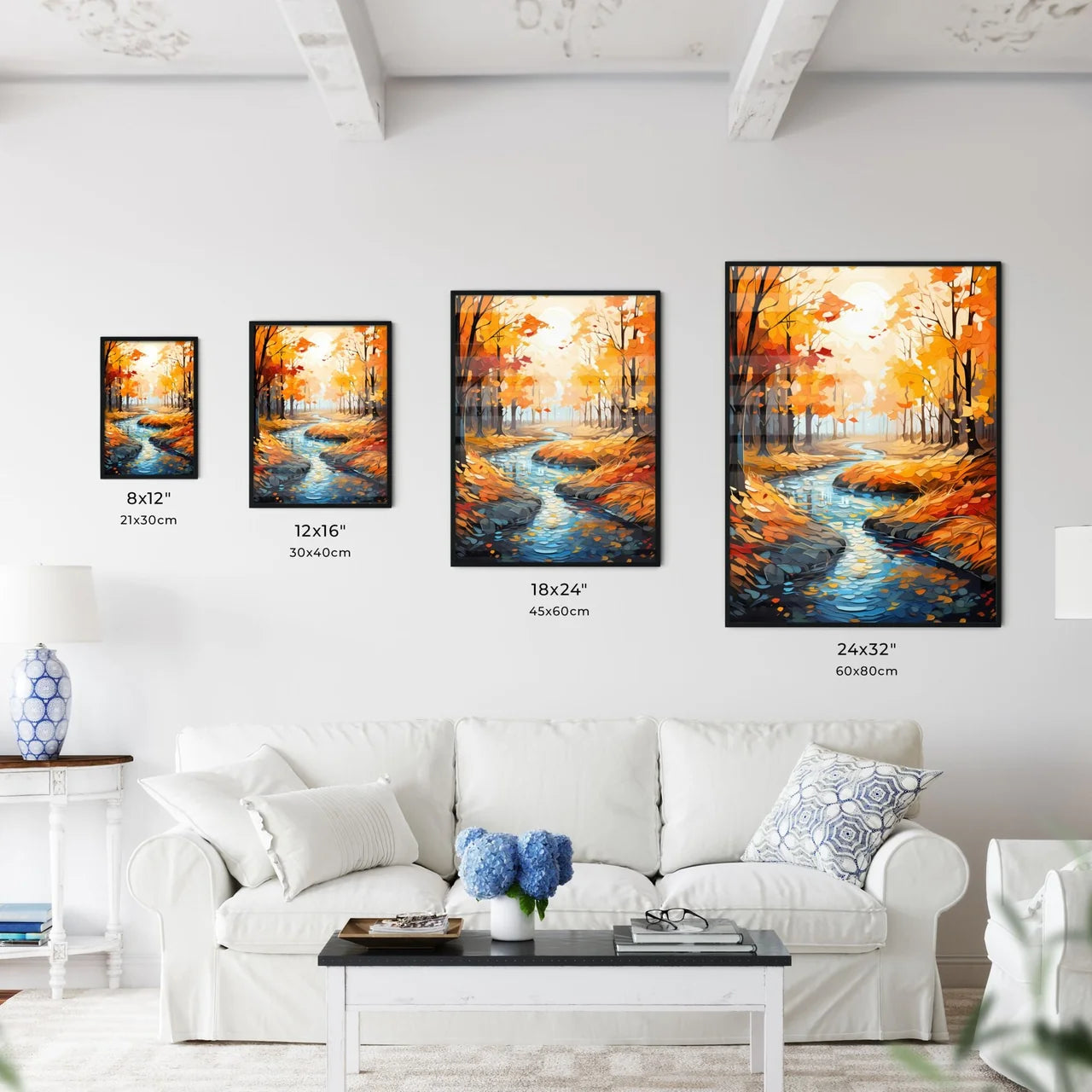 Colorful Landscape Redand Yellow Autumn Fore - Kitchen Hangings