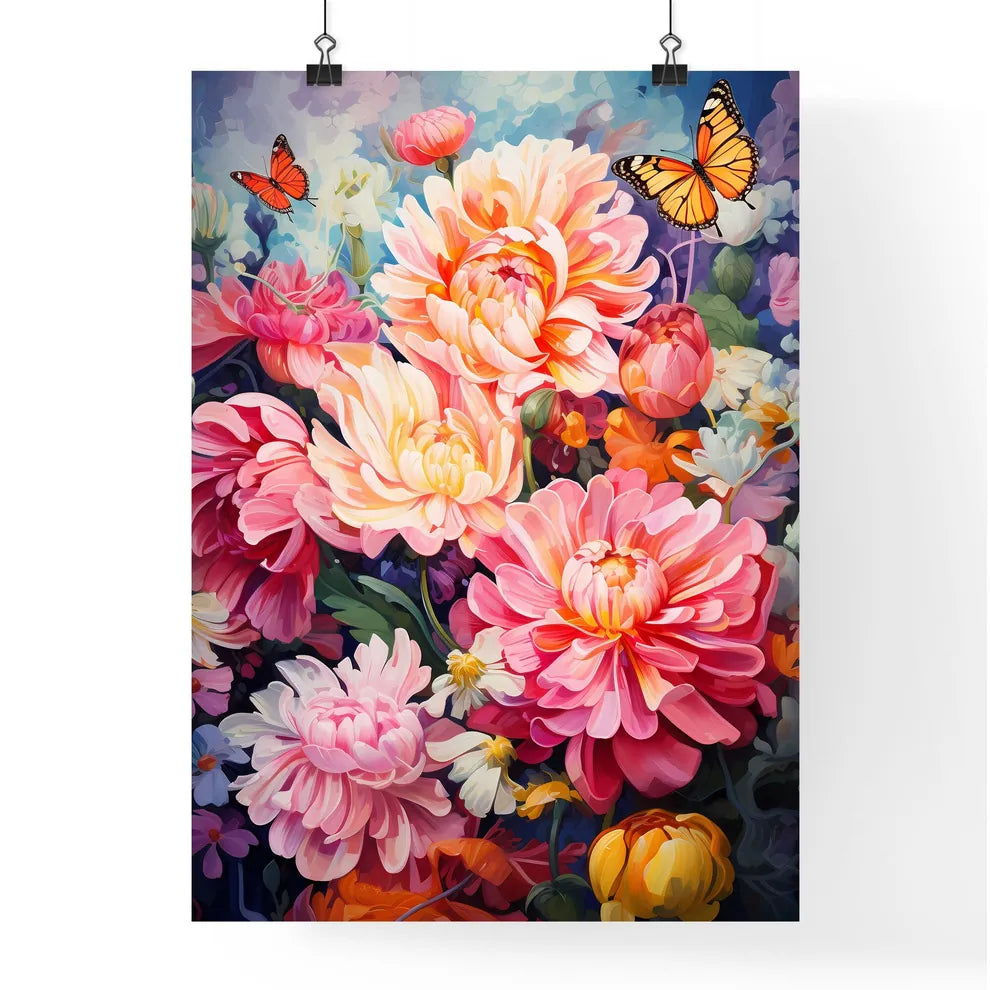 Colourful Coral Reef Deep Underwater - A Pai Poster