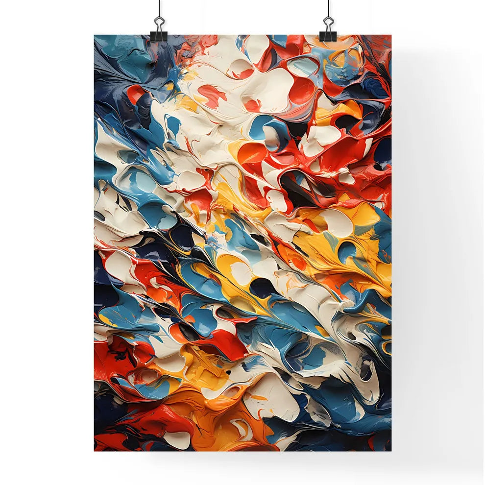 Comic Book Background - A Close Up O Poster