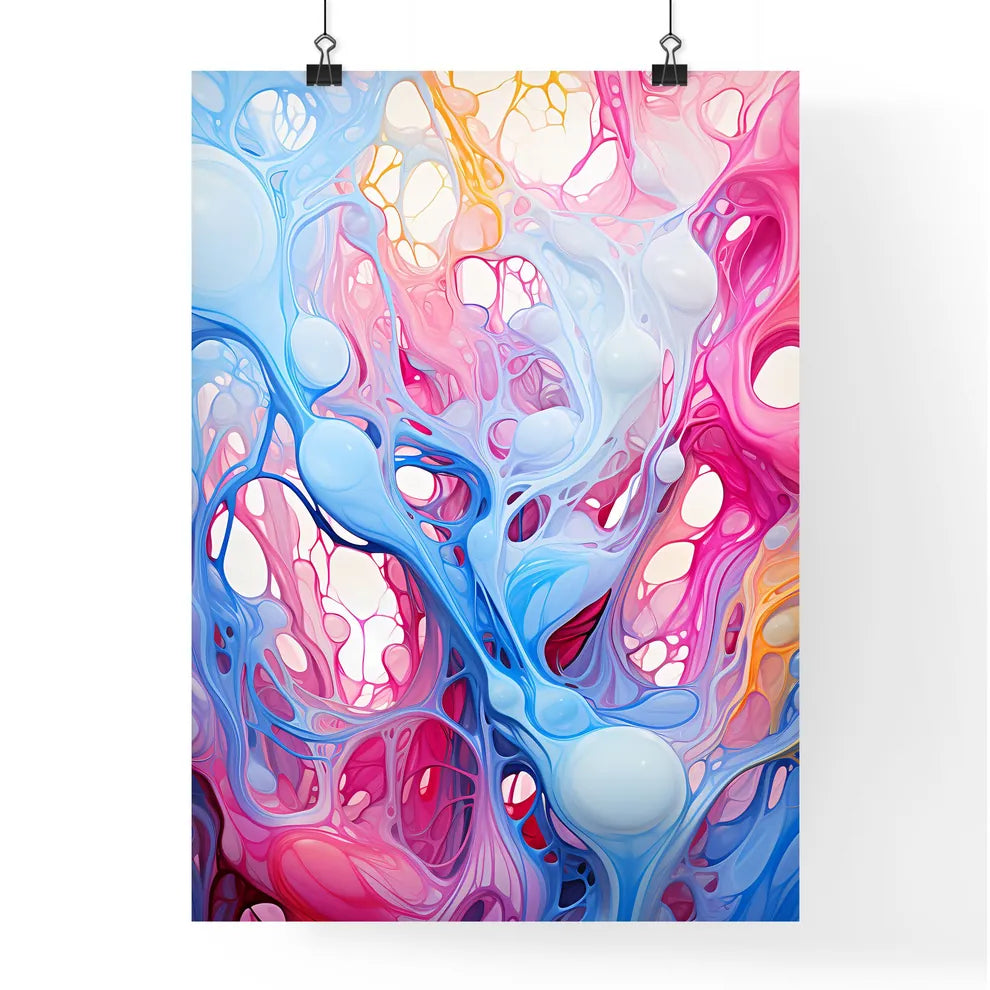 Comic Book Background - A Colorful L Poster