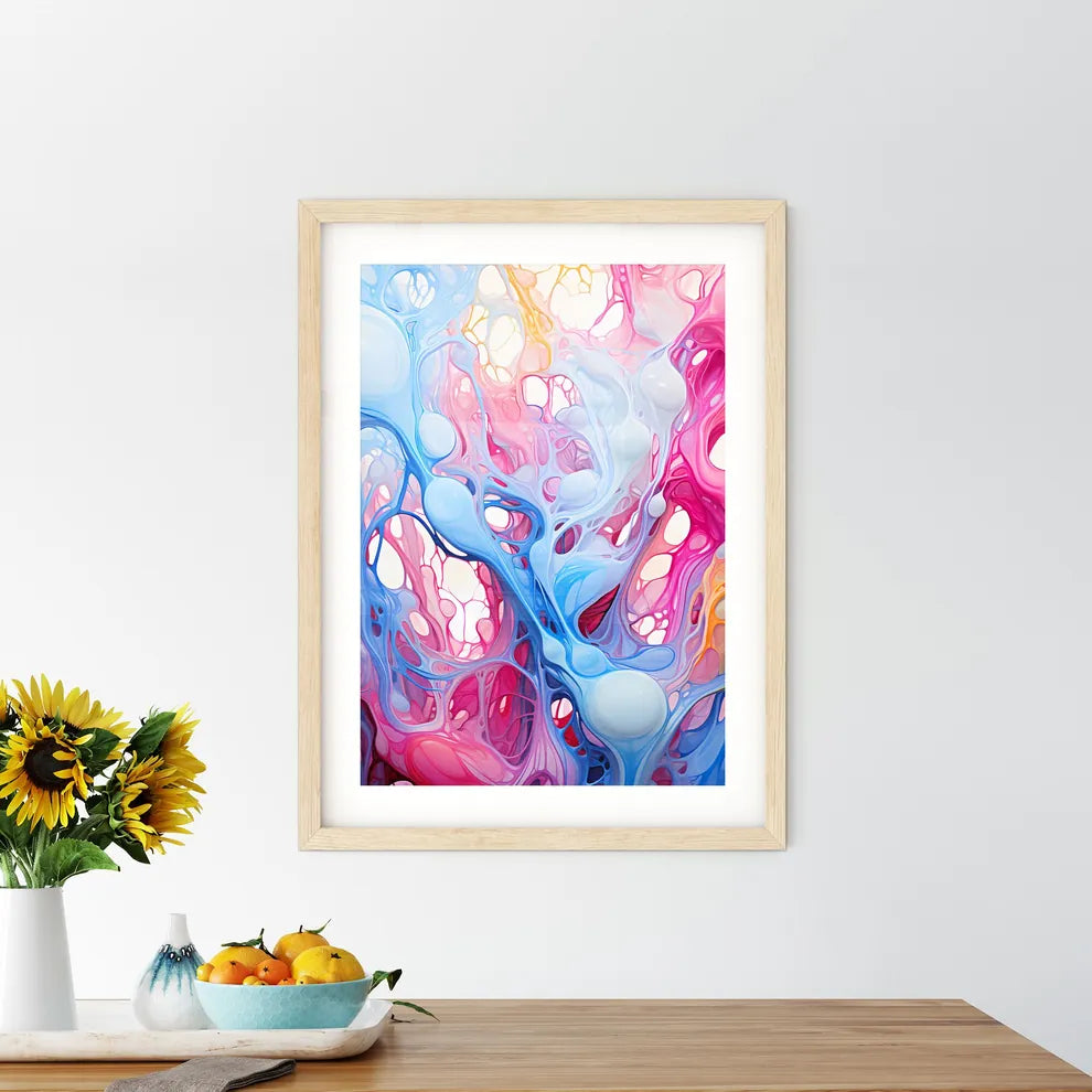 Comic Book Background - A Colorful L Framed Print