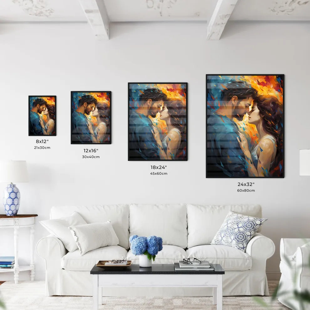 Comic Book Background - A Man And Wo - Kitchen Hangings