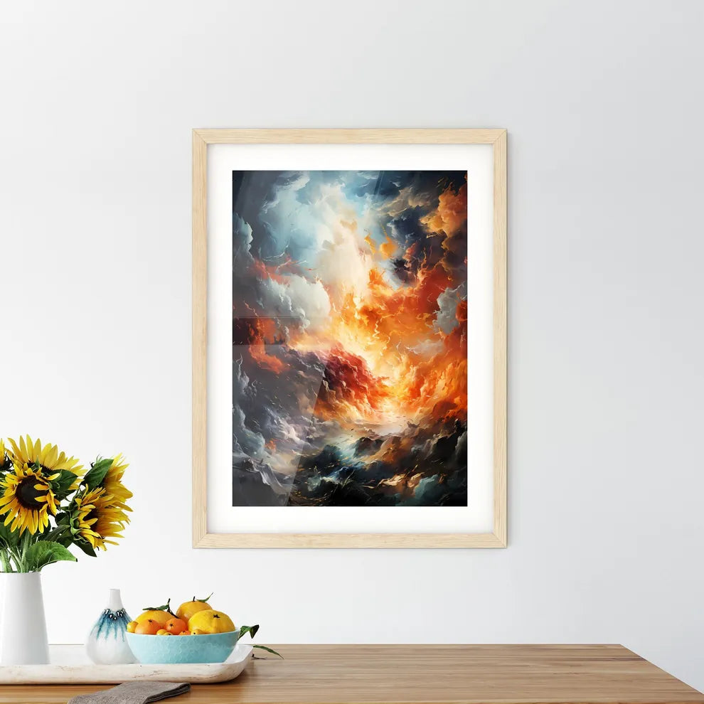 Comic Book Background - A Colorful C Framed Print