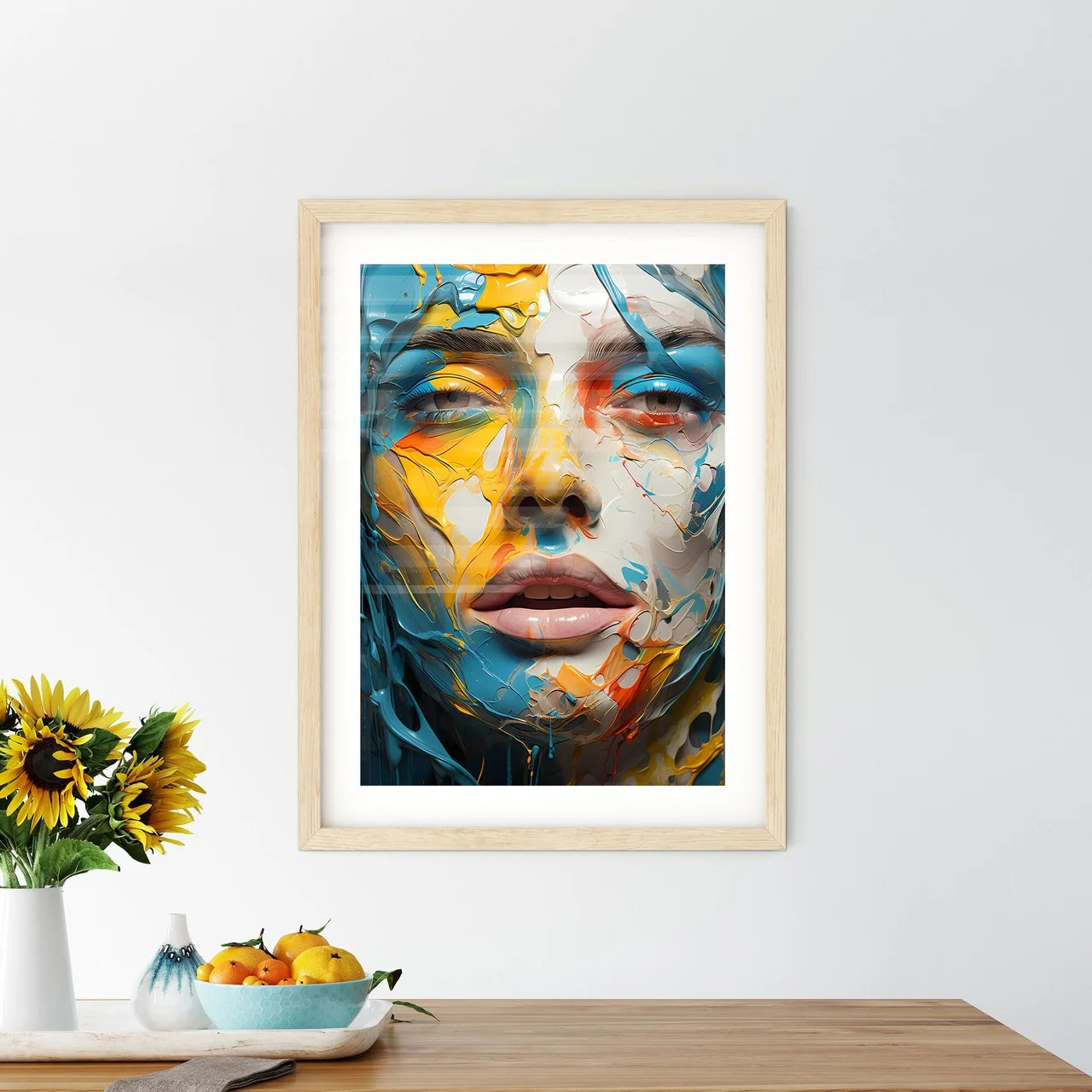 Comic Book Expressions - A Woman With Framed Print