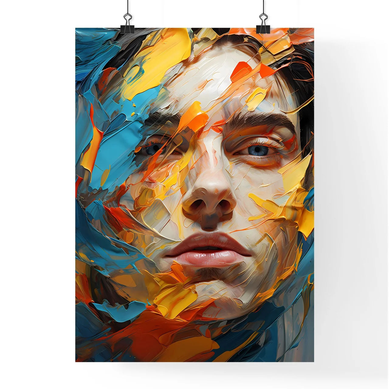 Comic Book Expressions - A Close Up O Poster