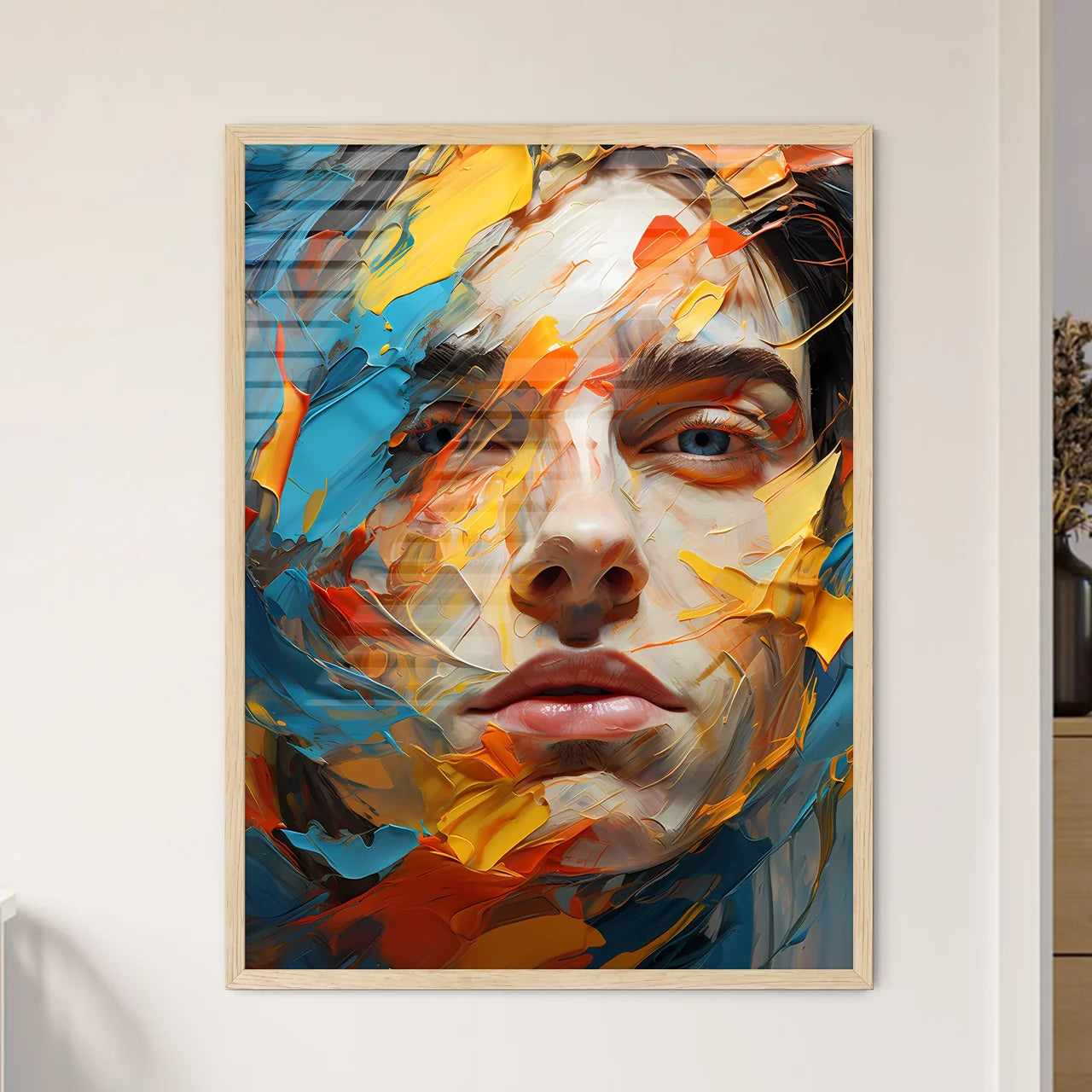 Comic Book Expressions - A Close Up O - Framed Art Print