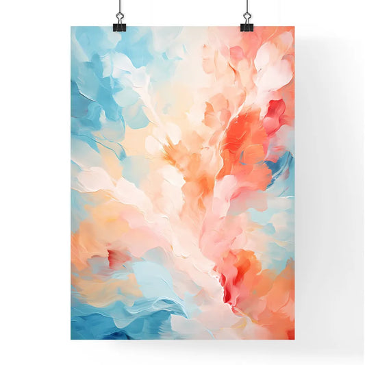 Digital Abstract Art Colorful Abstract Backg Poster
