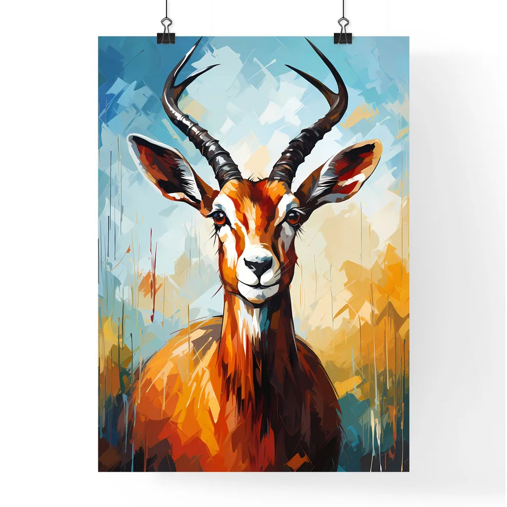 Endangered Bontebok Antelope  Poster